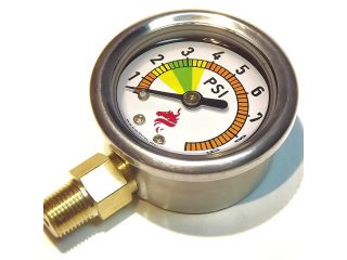 !Ukazatel tlaku paliva manometr tlakomr 1-10 PSI